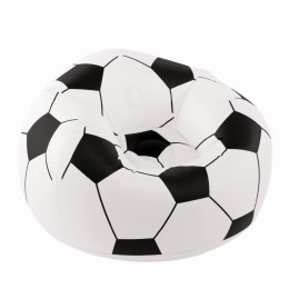 Pufa pompowana w kształcie piłki nożnej 114 x 112 x 66 cm